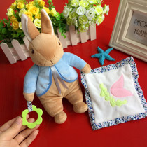 British BAJALEE rabbit paparazzi gummy baby soothing towel newborns Entrance Doll Plush Toy