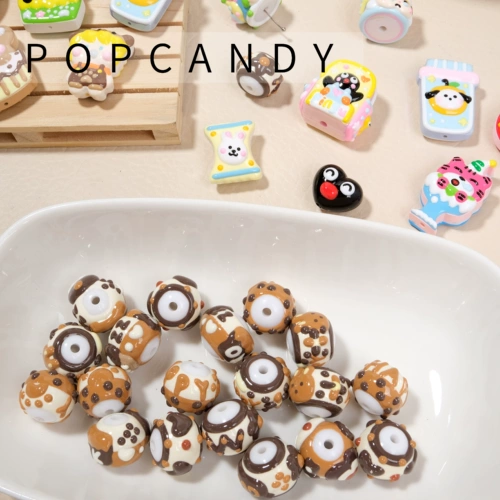 Ручная кусочка мультфильм Симпатичный производственный материал из бисера Diy Сумка для подвесных аксессуаров ручной