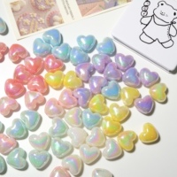 Cream love cute colorful DIY beaded mobile phone lanyard cute cute car pendant modified baby accessories earrings hand necklace