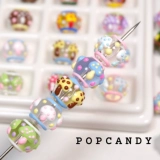 Милый акриловый аксессуар, дизайнерское ожерелье, DIY, ручная роспись