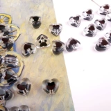 Барсетка ручной работы в виде сердечка, бусины, аксессуар, аксессуары, популярно в интернете