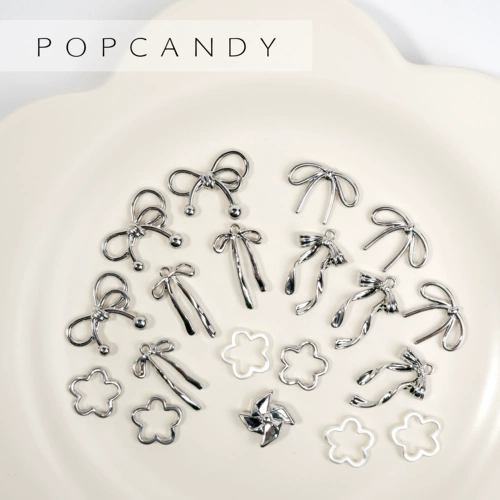 Металлическая брендовая игрушка «Ветерок» с бантиком, подвеска, ручка, серьги, ожерелье, аксессуар с аксессуарами, «сделай сам», простой и элегантный дизайн