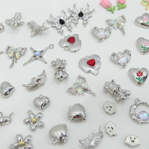 Металлические аксессуары ручной работы, ручка, подвеска с бантиком, милые серьги, аксессуар, «сделай сам»