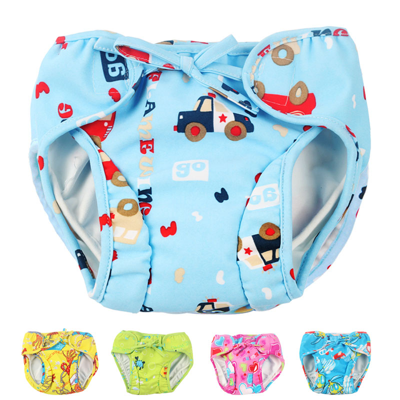 Swimming pool baby swimming trunks baby children's swimsuit repeat washable mother and baby 3 waterproof leak-proof female and male baby 0-3 years old