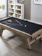 家用台球桌标准型美式黑八三合一多功能室内商用大理石自动桌球台