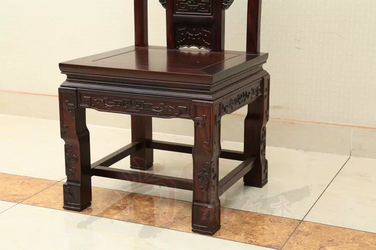 Shang Đinh Indonesia bàn ăn gỗ tròn màu hồng gỗ hồng Ming và Qing kết hợp đồ nội thất bằng gỗ gụ - Bộ đồ nội thất sofa gỗ đơn giản