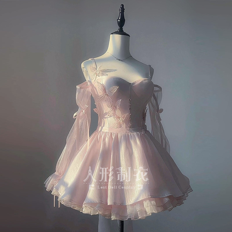 love and deepspace pink dress Dreamy Heart Heroine MC Hunter Cosplay Costume Game Love and DeepspaceS-3XLDUDU-R Rafayel Cosplay