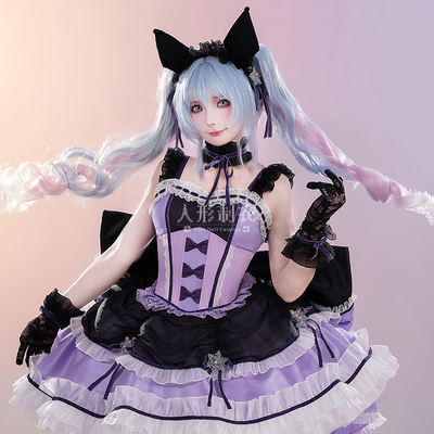 Human-shaped costume cosplay wig, Snow Hatsune, Kuromi cosplay Melody cosplay wig accessories