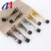 Foot horseshoe door top door locator brake door suction installation anti-collision automatic foot punching free stop door resistance