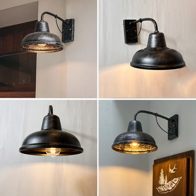 Export Retro Outdoor Waterproof Exterior Wall Lamp Personalized Lampshade Villa Balcony Shop Garden Yard Lighting Street Lamp