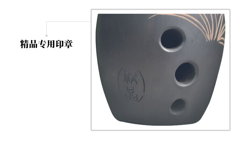 Hình quả lê introduction Giới thiệu người mới bắt đầu Tao tám lỗ Người mới bắt đầu làm dụng cụ gió quốc gia bằng gốm đen để gửi Ocarina handmade cổ đại saotruc maomeo