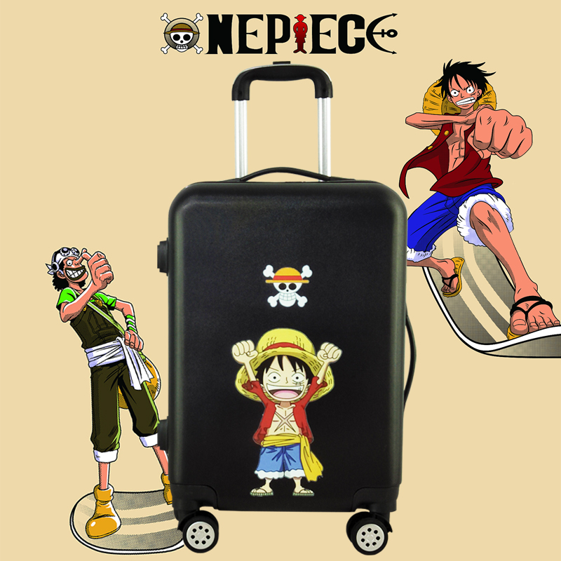 Phim hoạt hình anime phổ wheel xe đẩy trường hợp con mật khẩu hành lý cá tính graffiti vali nam và nữ sinh viên vali vali kéo chính hãng