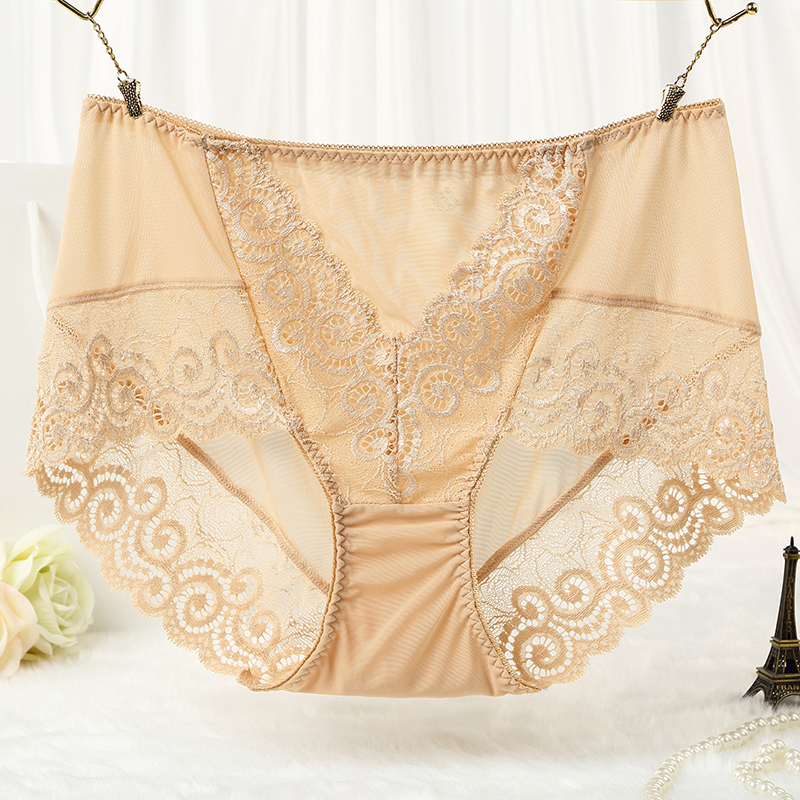 Mùa hè gợi cảm trong suốt cám dỗ ren kích thước lớn đồ lót của phụ nữ tam giác eo đồ lót của phụ nữ thoáng khí các mẫu đồ lót gợi cảm