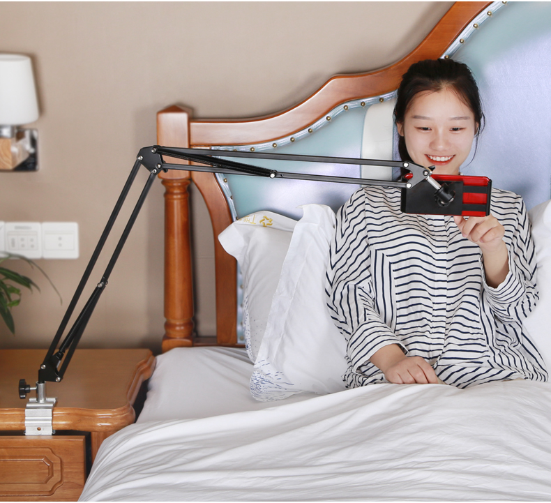 Lười ngủ khung điện thoại di động kệ máy tính bảng khung phổ quát đa năng giường đa năng với pad nhân tạo ipad kệ clip trực tiếp gấp xem TV điện thoại di động clip - TV tivi siêu mỏng