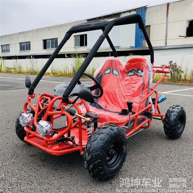 ເດັກນ້ອຍ off-road kart 110cc ສອງບ່ອນນັ່ງ gasoline ພູເຂົາລົດຈັກເຫຼັກທໍ່ສີ່ລໍ້ພາກສະຫນາມ drift ພໍ່ແມ່ເດັກນ້ອຍບັນເທີງ