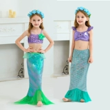 Детский купальник для принцессы для раннего возраста, юбка, крой «рыбий хвост»