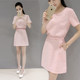 Hot mom Korean style dress slimming women's fashion new postpartum mid-length nursing clothes summer waist-cut out-and-out nursing clothes