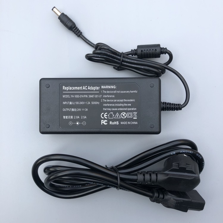 TSC TTP-244Plus 243E 342E pro barcode printer power adapter charger cable 24V