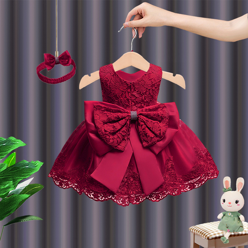 Girls' Formal Dress, Princess Dress, Girl's First Birthday Dress, Baby Girl's Birthday Dress, High-End Birthday Party Vest Dress Girls' Formal Dress, Princess Dress, Girl's First Birthday Dress, Baby Girl's Birthday Dress, High-End Birthday Party Vest Dress