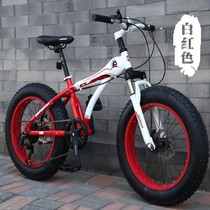 20 inch childrens mountain bike 4 0 coarse wide tire variable speed snow beach middle and large boy girl primary school student