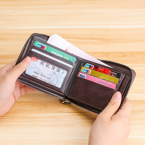 Короткий бумажник, кошелек с молнией, картхолдер, сумка, 2025 года, подходит для подростков