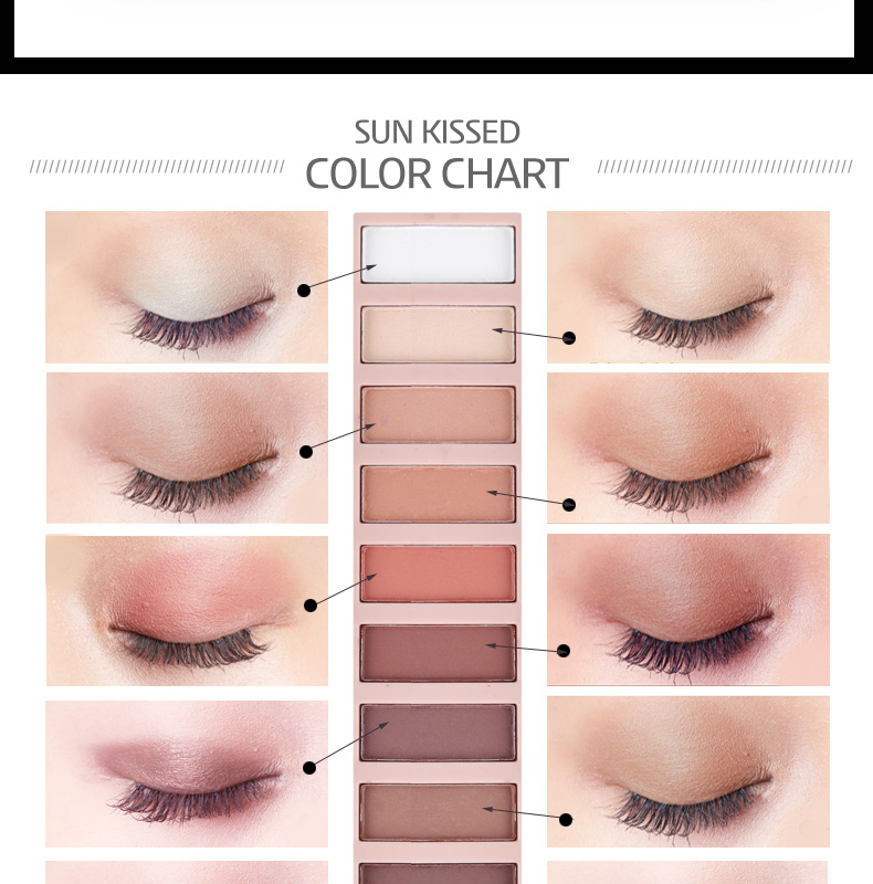 Tự chế NAKED8 Eyeshadow Palette 12 Màu Trái Đất Màu Bưởi 12 Màu Phòng Ngủ Tằm Đào Bóng Mắt Trang Điểm Matte Trân phấn mắt zeesea