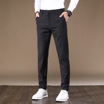Chuande new spring and autumn stretch trousers mens casual long pants slim straight business formal suit suit mens pants