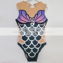 LIUHUO synchronized swimsuit custom sleeveless competition swimsuit jumpsuit swimming team performance suit BD1800