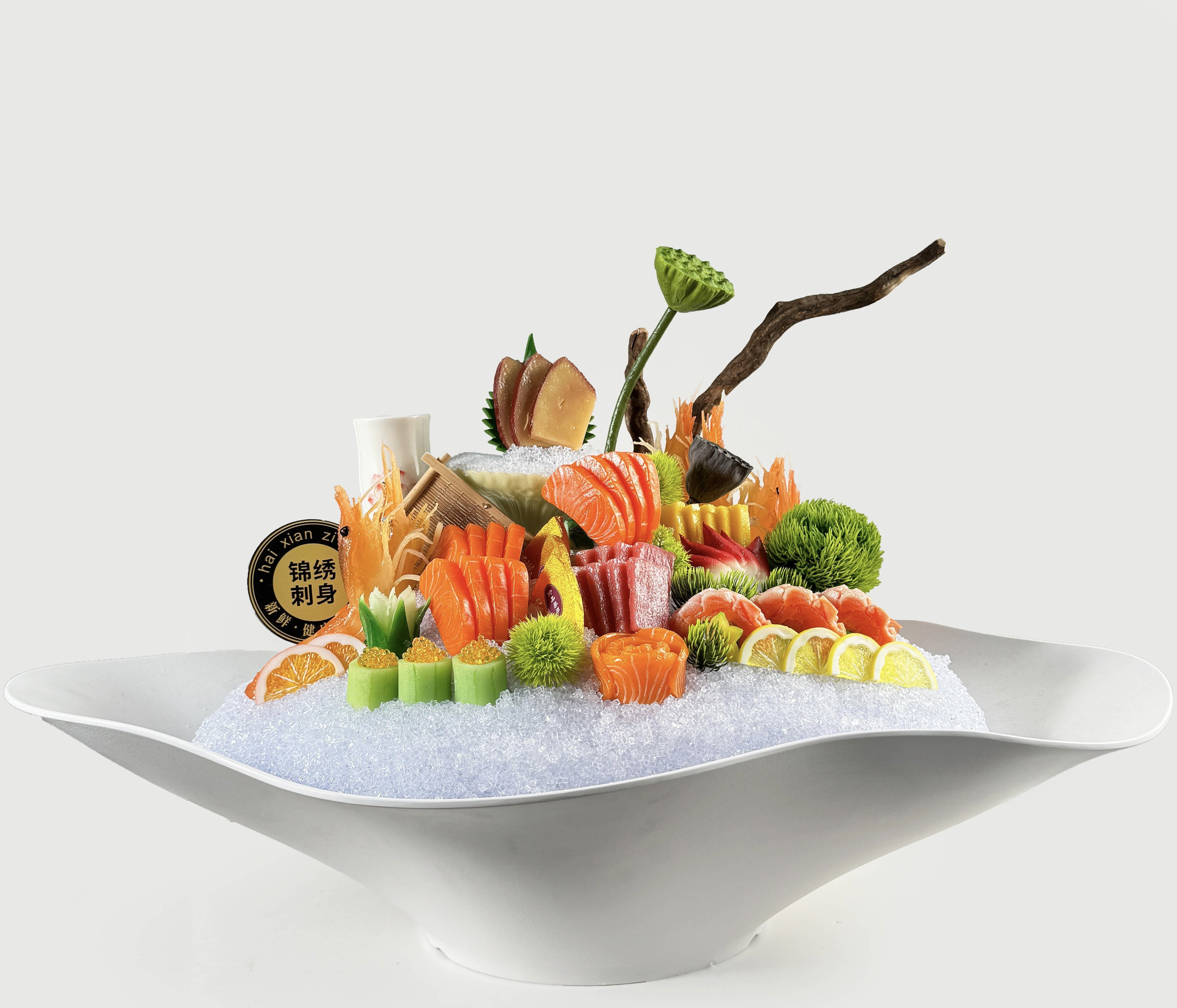 晴晴食品模型仿真菜的LOGO