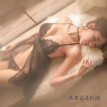 Japanese JULIPET slinger girl Xia Bingsi is extremely tempting hot sexy lace real silk pajamas