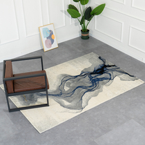 Modern new Chinese living room coffee table carpet Chinese style sofa ancient ink painting simple tea room bedroom bed floor mat