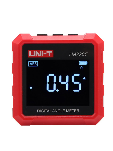 Uliide Lm320C Digital Inclinometer 4×90 ° Angle Measurement with Three-Sided Magnets for Home Installation and Measurement
