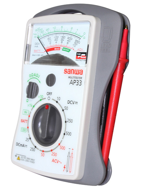 Sanwa Sanwa AP33 imported pointer multimeter portable pocket high-sensitivity pocket analog multimeter