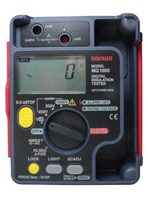 Sanwa MG500/1000 high-precision insulation resistance meter 500V/1000V digital megger