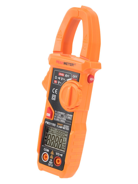 Peakmeter Huayi Pm2118S Smart Ac/Dc Digital Clamp Meter Electrician 600A Ammeter Pm2118