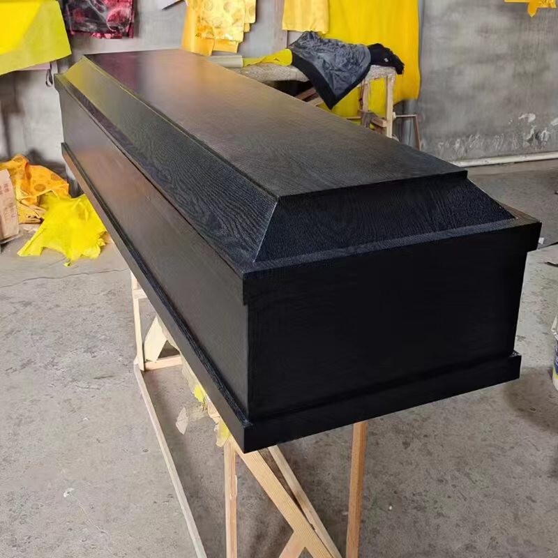Simulated Halloween Escape Room Decoration Haunted House Props Script-Killing Performance with Lying  and Horror Atmosphere Paper Coffin
