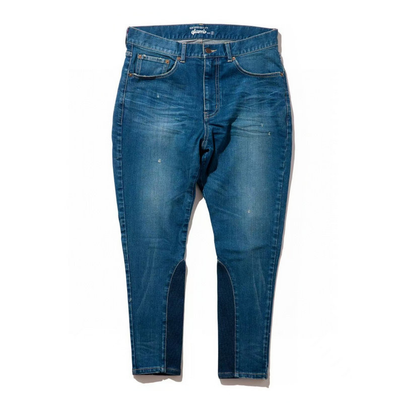 Glamb Poly Denim Japanese Yuppie Street Style Slim Jeans