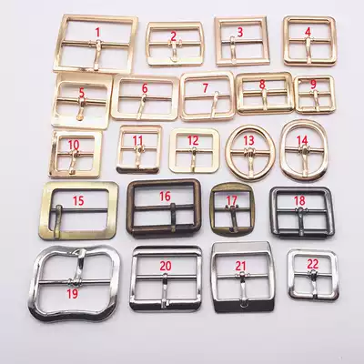 Three-speed Japanese word buckle metal bag belt adjustment button waist buckle shoe buckle bag adjustment buckle sandal buckle accessories
