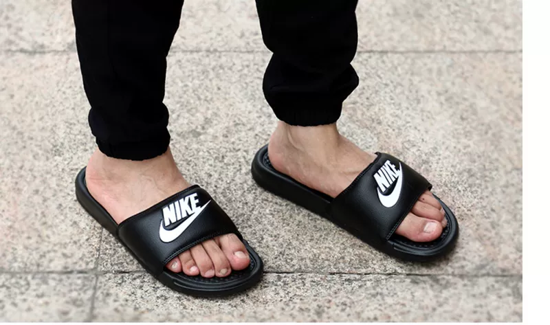 Dép NIKE BENASSI JDI LOGO Lớn Đàn ông và Phụ nữ Mang dép 343880-100-090 CJ4608 - Dép thể thao