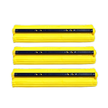 (3 clothes) 27-33-38 cm sponge roller mop head with iron clamp drag head absorbent rubber wool replacement head