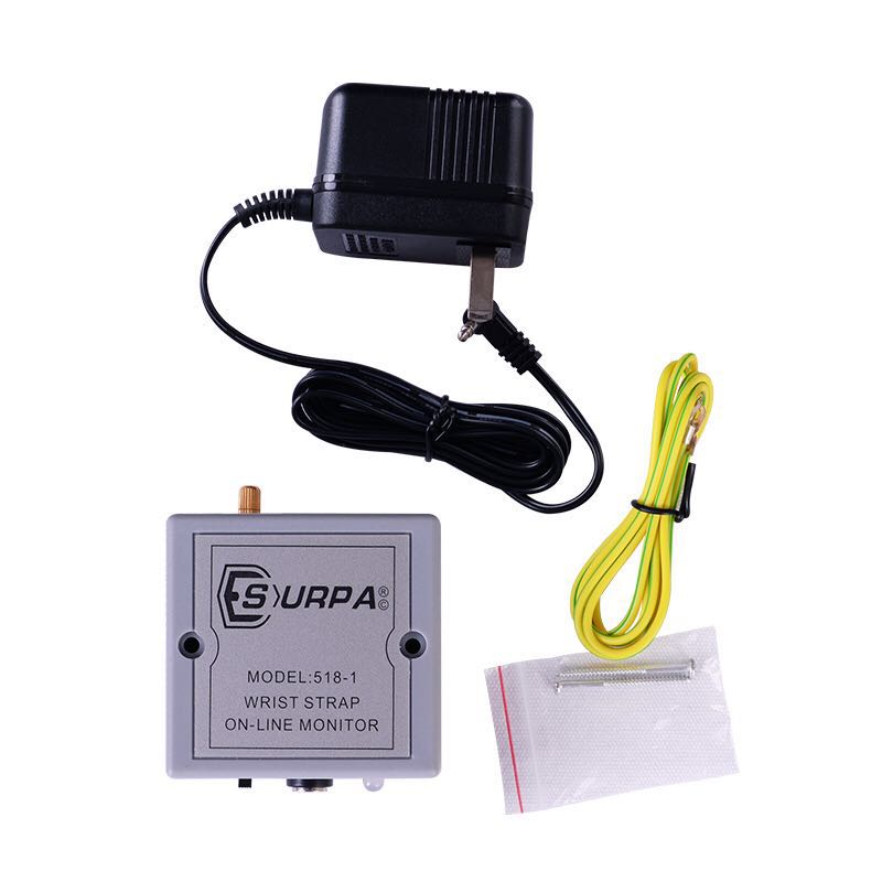 SURPA518-1 antistatic wrist care line monitor electrostatic ring hand ring siren SURPA518-2