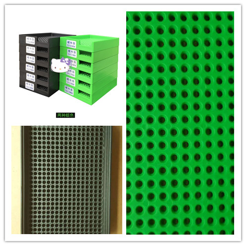 M1 5-M2 0 new material green color plastic screw plate sorting sorting with hole plastic parts box storage box