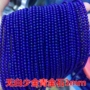 6A no trắng Tự nhiên lapis lazuli 3 mm4mm lỏng vòng tay vòng cổ hạt chuỗi hạt vòng tay tua rua - Vòng đeo tay Clasp vòng tay lv