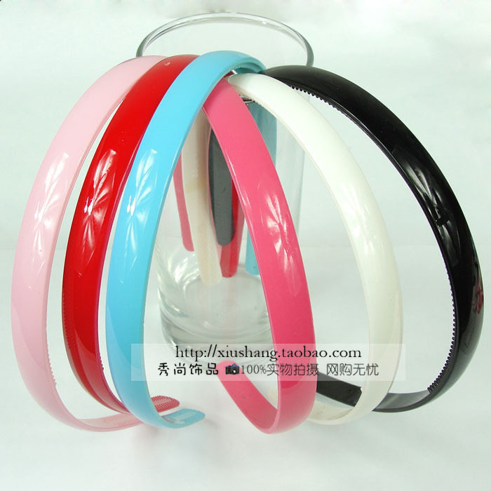 Korean simple version star temperament acrylic light version headband practical hair accessories headband with non-slip headband hair clip