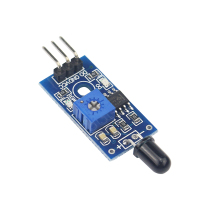 Raspberry Pi 4B 3B blue board three-wire flame sensor module fire source detection infrared receiving module