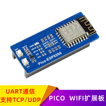 Raspberry Pico ESP8266 WiFi expansion board UART communication support TCP UDP onboard antenna