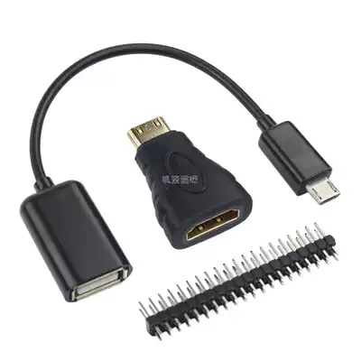 Raspberry pi Raspberry pi Zero W mini HDMI USB GPIO extension package