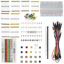 UNO R3 breadboard circuit experiment resistance capacitor buzzer diode switch button experiment kit