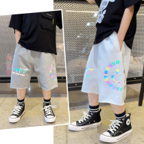 Childrens Pants Summer Boys Leisure Capri pants Fried Street Shorts Middle Tong Tong Boy Sports Childrens Wear Thin