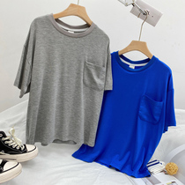 Boy short-sleeved childrens mask T-shirt summer 2021 new middle and big children foreign-style childrens wear body shirt thin boy tide